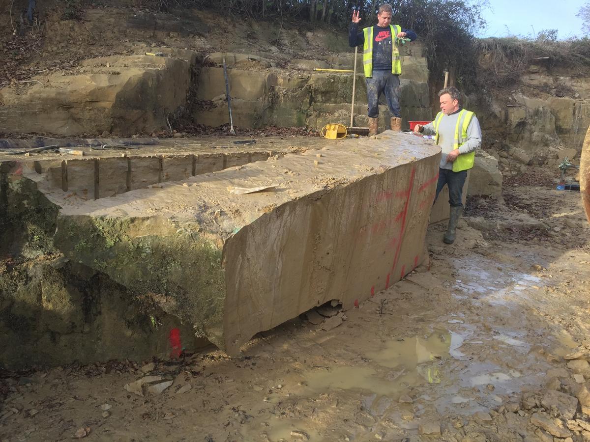 One of Traditional stone's quarries