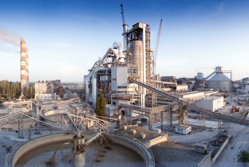 Concrete production site Concrete production site