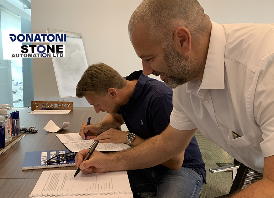 Donatoni and Stone Automation sign agreement Donatoni and Stone Automation sign agreement