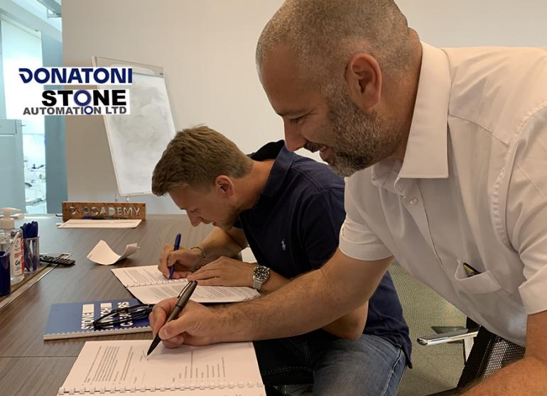 Donatoni and Stone Automation sign agreement