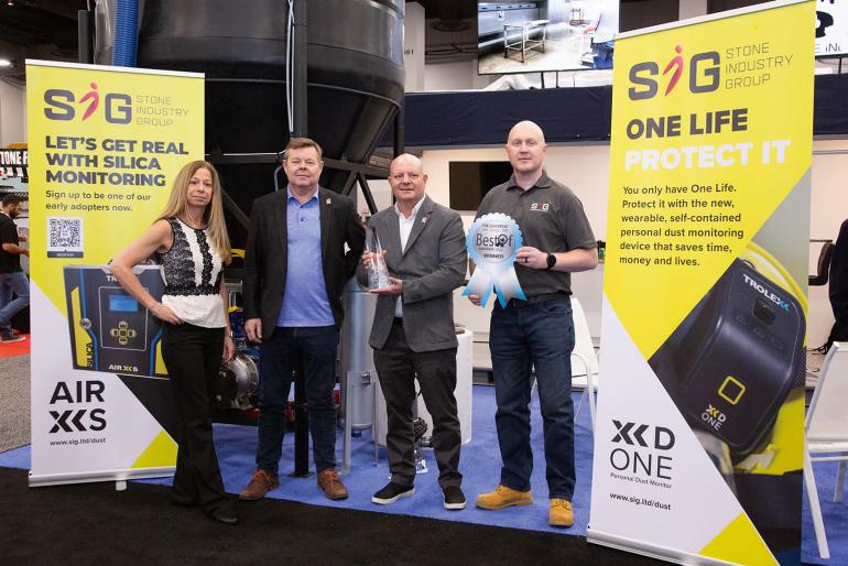 SiG wins Best in Show Award in USA SiG wins Best in Show Award at Surfaces in America