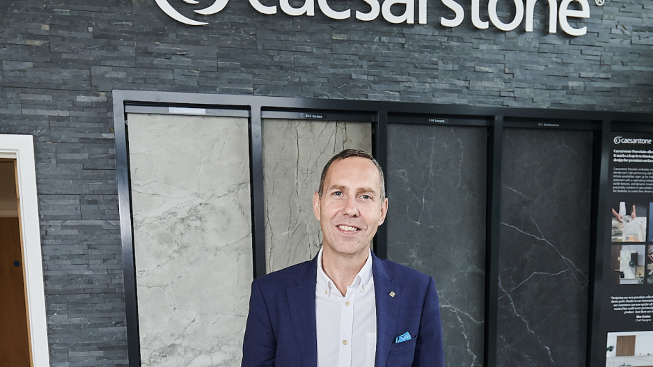 Edward Smith, new managing director of Caesarstone UK