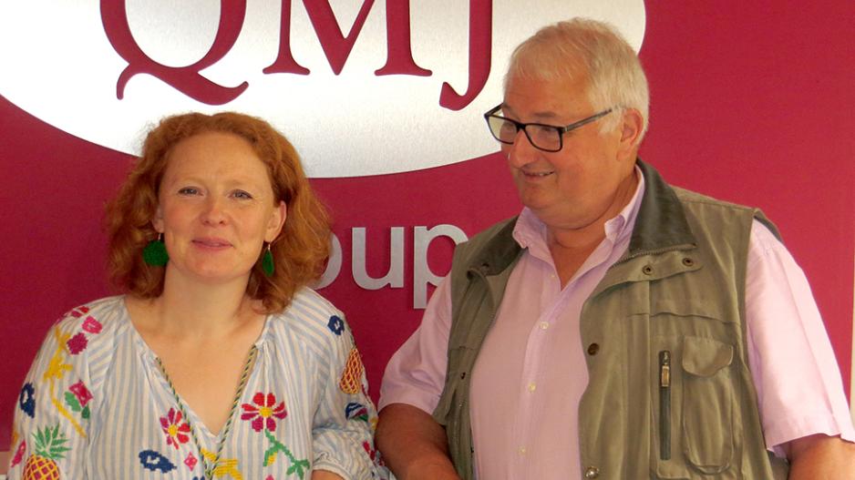 Claire Howcutt-Kelly with Eric Bignell