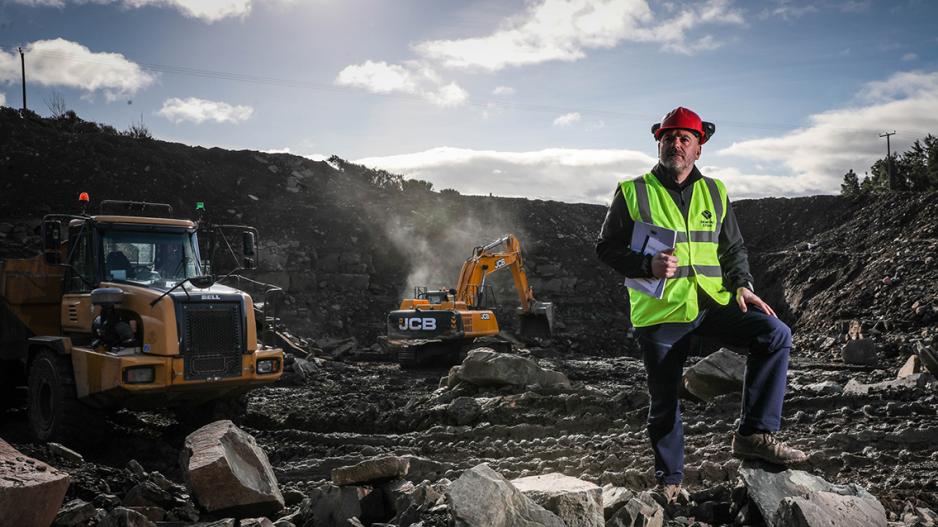Brian Binnie in Denfind Quarry