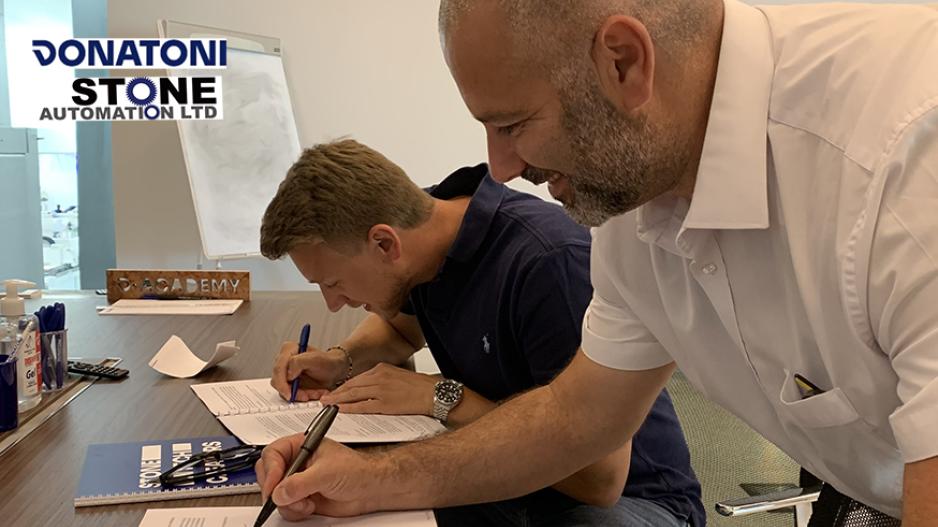 Donatoni and Stone Automation sign agreement