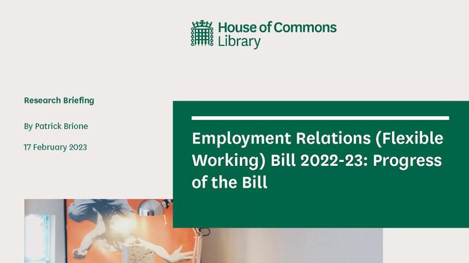 Employment Relations (Flexible Working) Bill