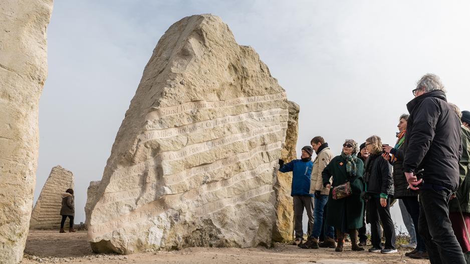 The Ocean Stone is unveiled