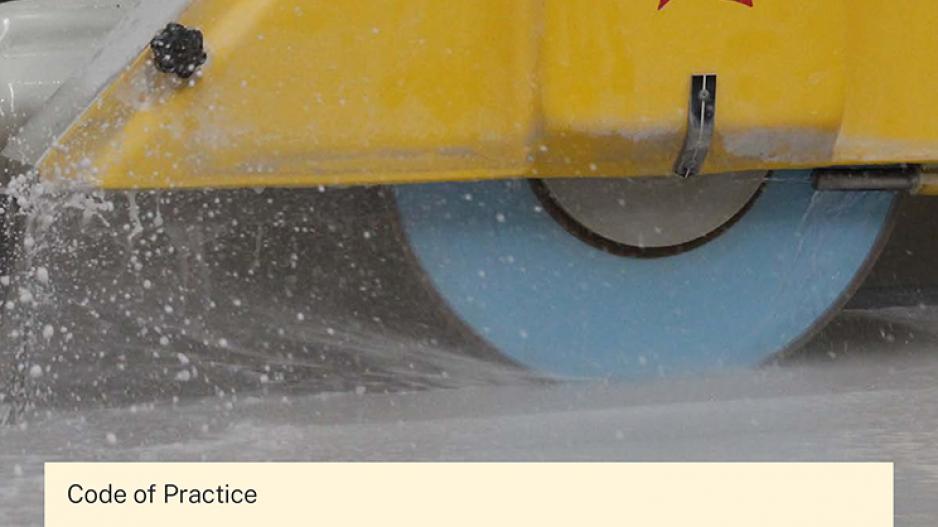 Code of Practice for preventing silicosis among worktop fabricators