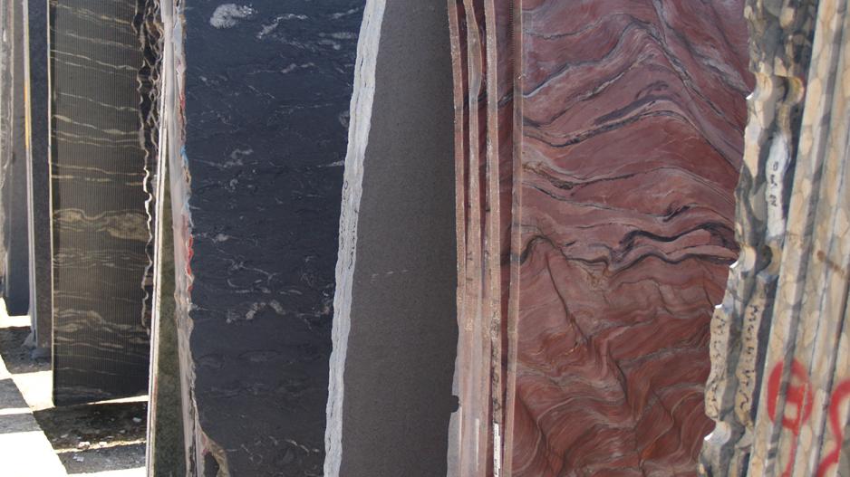 Slabs of stone