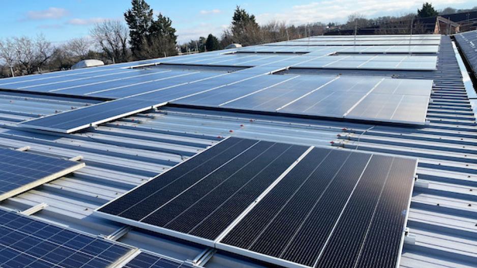 Solar Panels at DK Holdings