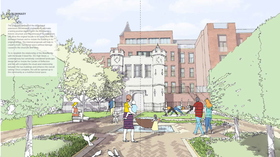 Waterworks in Medway – the former hospital mortuary which is due to be restored