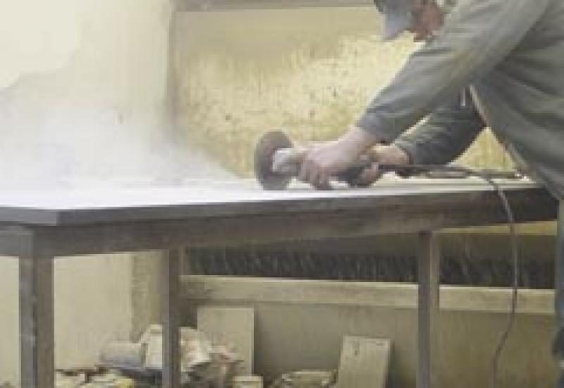 Silica dust