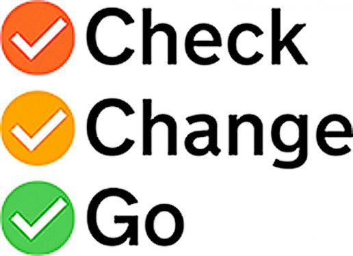 Check Change Go Check Change Go