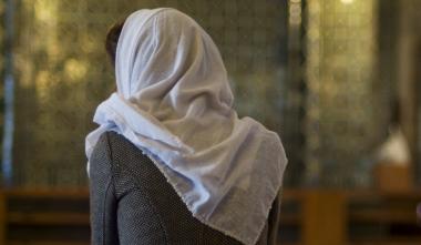 woman with headscarf
