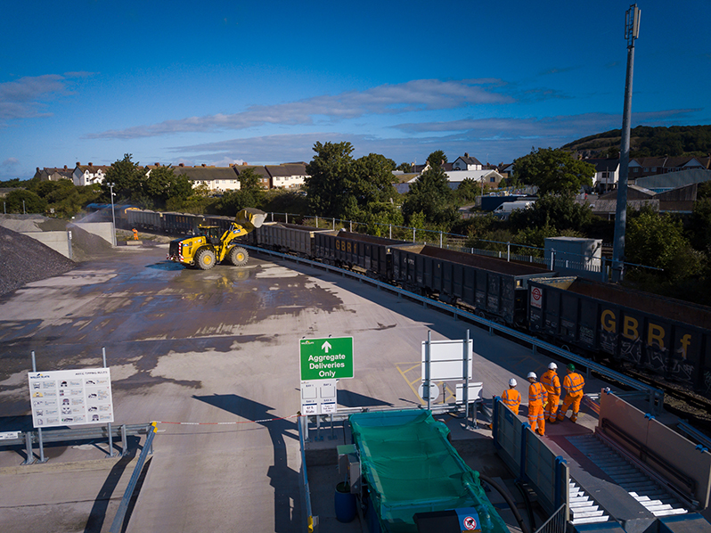 Welsh Slate's new railhead Welsh Slate's new railhead